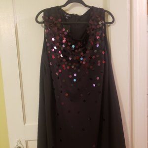 Alfani Women's Plus Shift Black Dress 22W